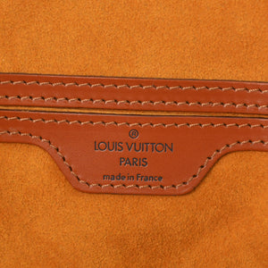 極美品 LOUIS VUITTON ルイヴィトン エピ ゴブラン リュックサック レザー ブラウン グレイン加工 ダブルファスナー ゴールド金具 M52293 中古 4a002496