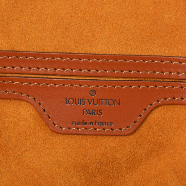 極美品 LOUIS VUITTON ルイヴィトン エピ ゴブラン リュックサック レザー ブラウン グレイン加工 ダブルファスナー ゴールド金具 M52293 中古 4a002496