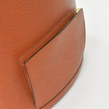 画像をギャラリービューアに読み込む, 極美品 LOUIS VUITTON ルイヴィトン エピ ゴブラン リュックサック レザー ブラウン グレイン加工 ダブルファスナー ゴールド金具 M52293 中古 4a002496