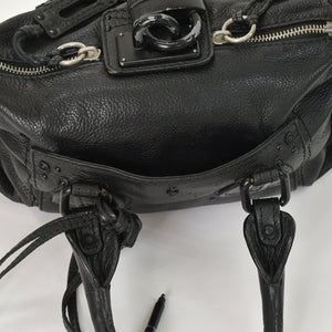 Chloe クロエ ミニパディントン ブラック 2WAY ショルダーバッグ ミニボストン ショルダーバッグ 04-06-53 美品 中古 4a002503