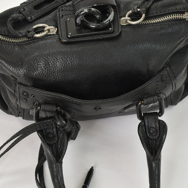 Chloe クロエ ミニパディントン ブラック 2WAY ショルダーバッグ ミニボストン ショルダーバッグ 04-06-53 美品 中古 4a002503