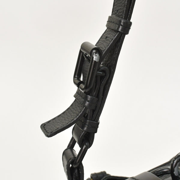 Chloe クロエ ミニパディントン ブラック 2WAY ショルダーバッグ ミニボストン ショルダーバッグ 04-06-53 美品 中古 4a002503