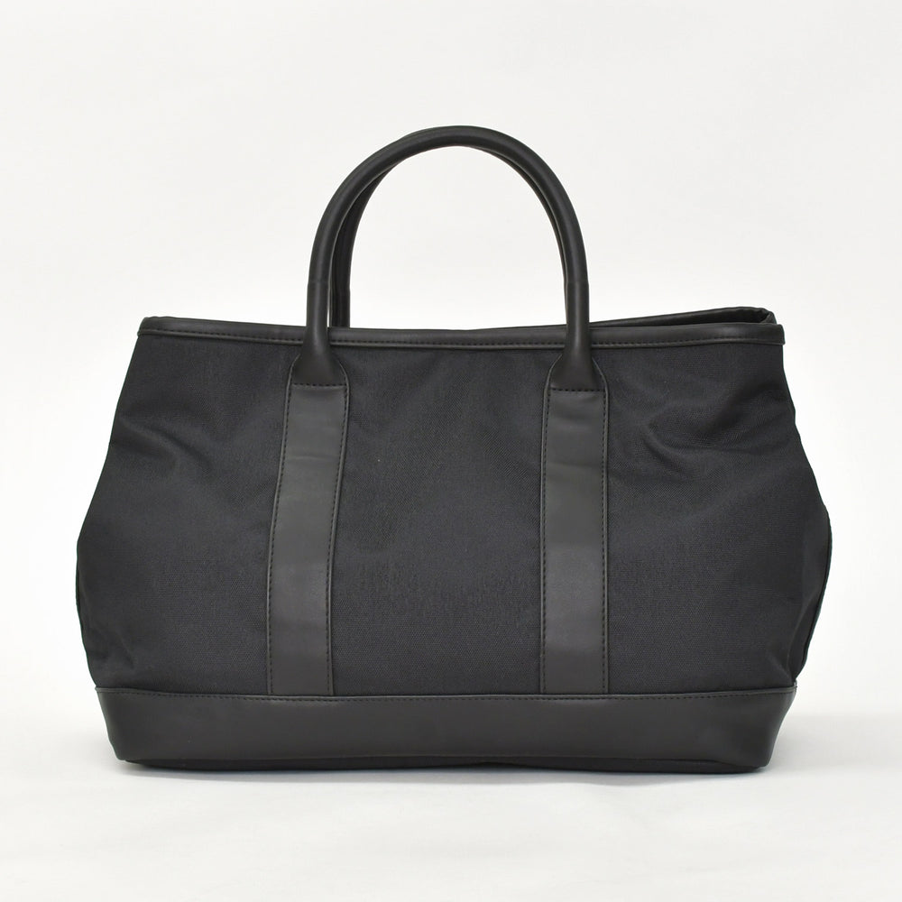 極美品 YVES SAINT LAURENT イヴサンローラン ブラック トートバッグ ハンドバッグ カーフレザー シルバー金具 中古 4a002504