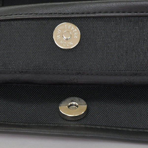 極美品 YVES SAINT LAURENT イヴサンローラン ブラック トートバッグ ハンドバッグ カーフレザー シルバー金具 中古 4a002504