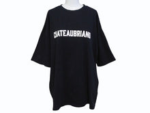 画像をギャラリービューアに読み込む, 極美品 CHATEAUBRIAND シャトーブリアン WAGYU MAFIA 和牛マフィア ロゴプリント Ｔシャツ コットン ブラック サイズL 中古 4b002505