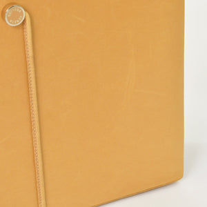 BOTTEGA VENETA Vintage Notebook Intrecciato Leather Beige Brown Good Condition Used 4a002507