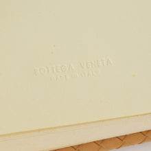 画像をギャラリービューアに読み込む, BOTTEGA VENETA ボッテガヴェネタ ヴィンテージ ノートブック イントレチャート レザー ベージュ ブラウン 美品 中古 4a002507