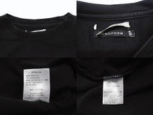 画像をギャラリービューアに読み込む, CHATEAUBRIAND シャトーブリアン ロゴプリント ロングスリーブＴシャツ コットン ブラック サイズL 良品 中古 4b002510