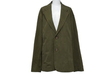 画像をギャラリービューアに読み込む, ISSEY MIYAKE MEN イッセイミヤケ メン テーラードジャケット ジャケット カーキ オリーブ サイズ2 ME01FD213 美品 中古 25375