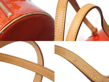 Load image into Gallery viewer, LOUIS VUITTON ルイヴィトン ドラムバッグ ベッドフォード M91986 エナメル ヌメ革 レッド ゴールド金具 美品 中古 4b002546