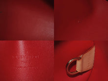 Load image into Gallery viewer, LOUIS VUITTON ルイヴィトン ドラムバッグ ベッドフォード M91986 エナメル ヌメ革 レッド ゴールド金具 美品 中古 4b002546