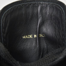 画像をギャラリービューアに読み込む, 極美品 PRADA プラダ モノリス レースアップ ドロイスレザーナイロン CALZATURE UOMO レザー 2EE342 9サイズ メンズシューズ ブラック NERO 中古 4a002565