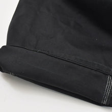 Load image into Gallery viewer, 極美品 SEQUEL Fragment design シークエル フラグメントデザイン PAINTER PANTS TYPE-P ダブルニー 藤原ヒロシ 稲妻マーク ブラック 中古 4a002576