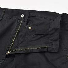 Load image into Gallery viewer, 極美品 SEQUEL Fragment design シークエル フラグメントデザイン PAINTER PANTS TYPE-P ダブルニー 藤原ヒロシ 稲妻マーク ブラック 中古 4a002576