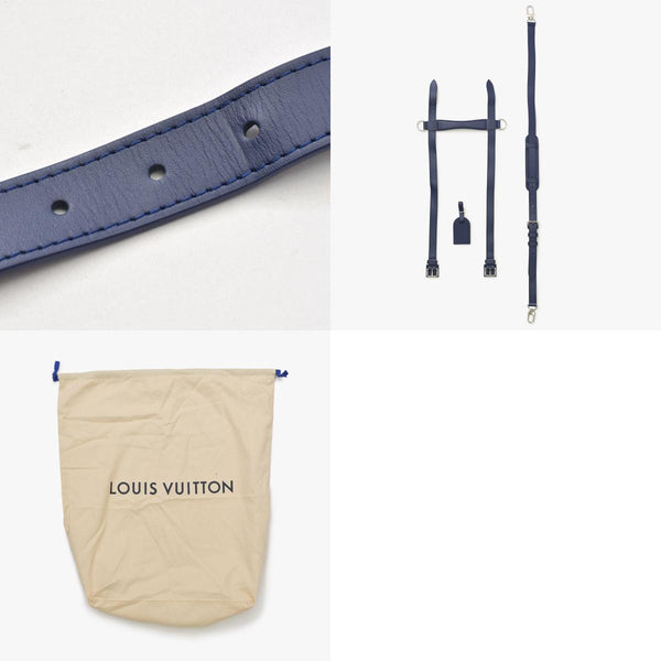 新品同様品 LOUIS VUITTON ルイヴィトン フータモノグラム バンダナ ブランケット MP3348 22AW ブルー 中古 4a006636