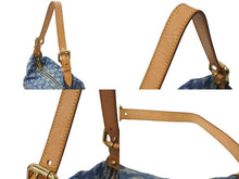 画像をギャラリービューアに読み込む, LOUIS VUITTON ルイヴィトン バギーGM ショルダーバッグ M95048 モノグラムデニム ブルー ベージュ 美品 中古 4b002591