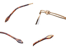 画像をギャラリービューアに読み込む, Revillon PARIS レヴィヨン レビヨン パリ メガネ 眼鏡 5418 COL 8 テンプル ゴールド ブラウン メンズ 中古 良好 23053
