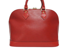 Load image into Gallery viewer, 極美品 LOUIS VUITTON ルイヴィトン アルマPM ハンドバッグ M5214E エピ レザー ゴールド金具 カスティリアンレッド 中古 4b002623