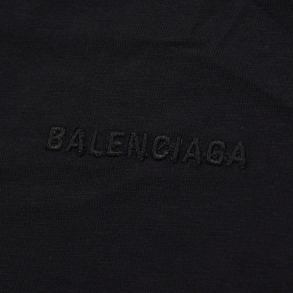 Very good condition BALENCIAGA inside out lace docking T-shirt dress black dress lace oversize S size 726082 used 4a002626