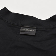 画像をギャラリービューアに読み込む, 極美品 BALENCIAGA バレンシアガ インサイドアウトレースドッキングTシャツドレス ブラック ワンピース レース オーバーサイズ Sサイズ 726082 中古 4a002626
