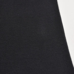 Like new CHANEL long sleeve ribbon knit polo shirt P30858 long sleeve K00469 black white bicolor here mark 2007SS used 4a002629