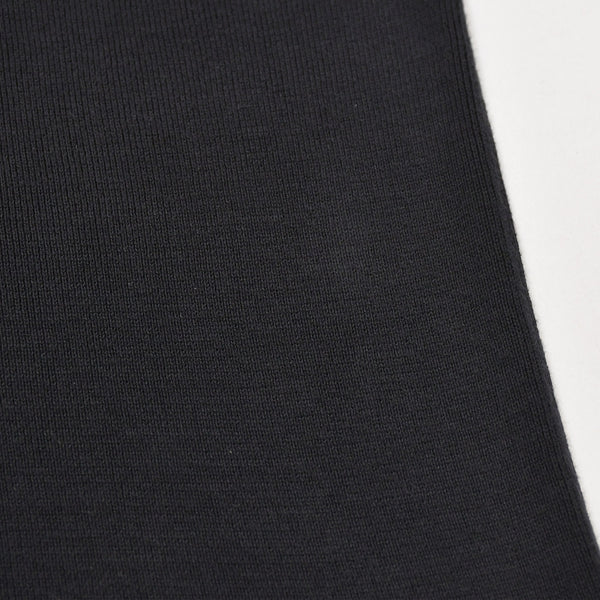 Like new CHANEL long sleeve ribbon knit polo shirt P30858 long sleeve K00469 black white bicolor here mark 2007SS used 4a002629