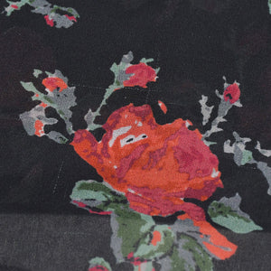 Very good condition SAINT LAURENT Rose pattern skirt setup 384277 Tops size 34 Skirt size 36 Used 4a002645