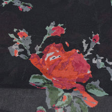 画像をギャラリービューアに読み込む, 極美品 SAINT LAURENT サンローラン 薔薇柄 スカートセットアップ 384277 トップス サイズ34 スカート サイズ36 中古 4a002645