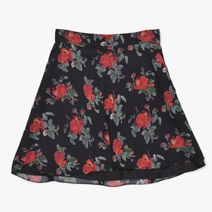Very good condition SAINT LAURENT Rose pattern skirt setup 384277 Tops size 34 Skirt size 36 Used 4a002645