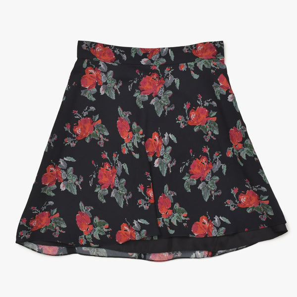 Very good condition SAINT LAURENT Rose pattern skirt setup 384277 Tops size 34 Skirt size 36 Used 4a002645