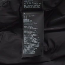 画像をギャラリービューアに読み込む, 極美品 PRADA プラダ Re-Nylon リナイロン ダウンレインコート 291960 サイズ36 トライアングルロゴプレート ブラック 中古 4a002655