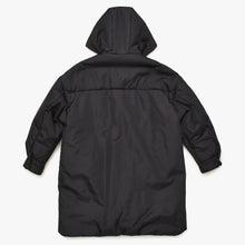 画像をギャラリービューアに読み込む, 極美品 PRADA プラダ Re-Nylon リナイロン ダウンレインコート 291960 サイズ36 トライアングルロゴプレート ブラック 中古 4a002655