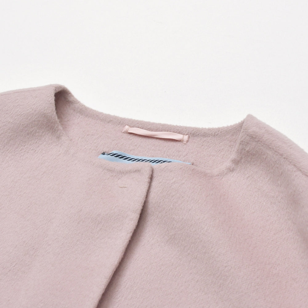 Very Good Condition PRADA PINK Coat Long Coat Size 36 APD1 2015 1170 Used 4a002656