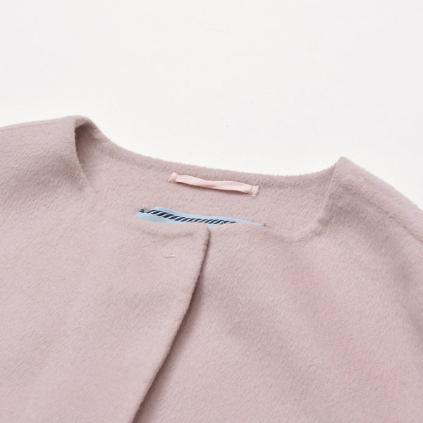 Very Good Condition PRADA PINK Coat Long Coat Size 36 APD1 2015 1170 Used 4a002656