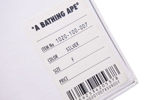 Not for sale A BATHING APE Paperweight Paperweight APE20th Anniversary Silver Good Condition Used 26966