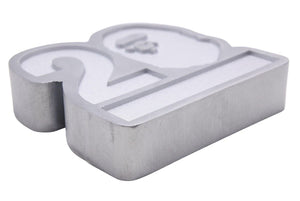 Not for sale A BATHING APE Paperweight Paperweight APE20th Anniversary Silver Good Condition Used 26966