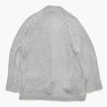 画像をギャラリービューアに読み込む, DRIES VAN NOTEN ドリスヴァンノッテン カーディガン シルバー M アセテート ポリエステル ナイロン 美品 中古 4a002698