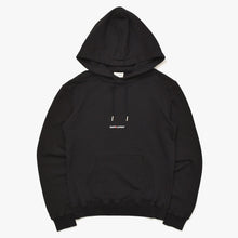 画像をギャラリービューアに読み込む, SAINT LAURENT PARIS サンローラン パリ パーカー フーディー スモール ロゴ 2016 XS 464581 ブラック コットン 美品 中古 4a002705