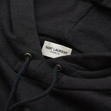 画像をギャラリービューアに読み込む, SAINT LAURENT PARIS サンローラン パリ パーカー フーディー スモール ロゴ 2016 XS 464581 ブラック コットン 美品 中古 4a002705