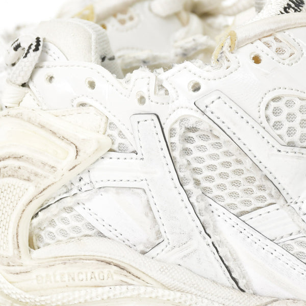 BALENCIAGA バレンシアガ Runner スニーカー ホワイト ヴィンテージ加工 ダメージ加工 36サイズ レディース ローカット シューズ 良品 中古 4a002727