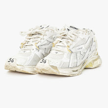 画像をギャラリービューアに読み込む, BALENCIAGA バレンシアガ Runner スニーカー ホワイト ヴィンテージ加工 ダメージ加工 36サイズ レディース ローカット シューズ 良品 中古 4a002727