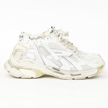 画像をギャラリービューアに読み込む, BALENCIAGA バレンシアガ Runner スニーカー ホワイト ヴィンテージ加工 ダメージ加工 36サイズ レディース ローカット シューズ 良品 中古 4a002727