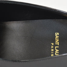 画像をギャラリービューアに読み込む, 極美品 SAINT LAURENT サンローラン パテントレザーレースアップドレスシューズ エナメル 36サイズ ブラック イタリア製 中古 4a002728