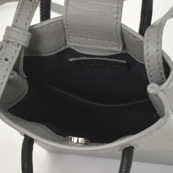極美品 BALENCIAGA バレンシアガ フォンフォルダーバッグ Shoulder Bag ショルダーバッグ グレー 2WAY 593826 中古 4a002732