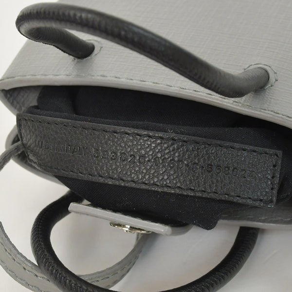 極美品 BALENCIAGA バレンシアガ フォンフォルダーバッグ Shoulder Bag ショルダーバッグ グレー 2WAY 593826 中古 4a002732