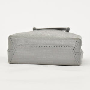 極美品 BALENCIAGA バレンシアガ フォンフォルダーバッグ Shoulder Bag ショルダーバッグ グレー 2WAY 593826 中古 4a002732