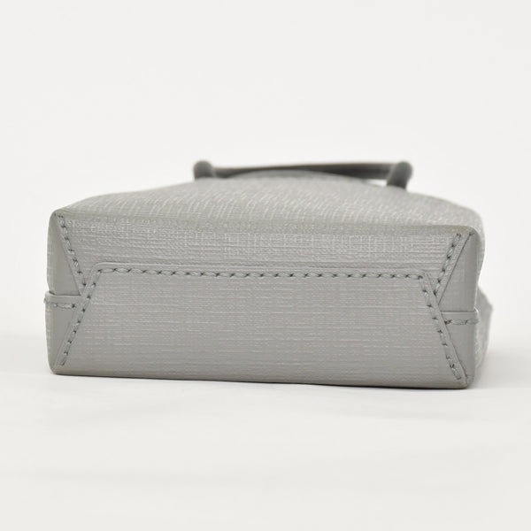 極美品 BALENCIAGA バレンシアガ フォンフォルダーバッグ Shoulder Bag ショルダーバッグ グレー 2WAY 593826 中古 4a002732