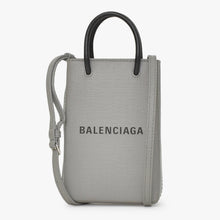 画像をギャラリービューアに読み込む, 極美品 BALENCIAGA バレンシアガ フォンフォルダーバッグ Shoulder Bag ショルダーバッグ グレー 2WAY 593826 中古 4a002732