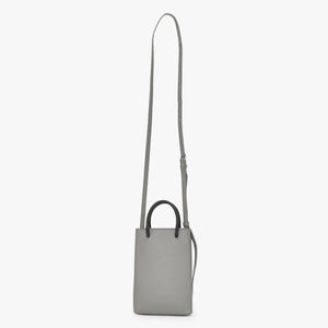 極美品 BALENCIAGA バレンシアガ フォンフォルダーバッグ Shoulder Bag ショルダーバッグ グレー 2WAY 593826 中古 4a002732