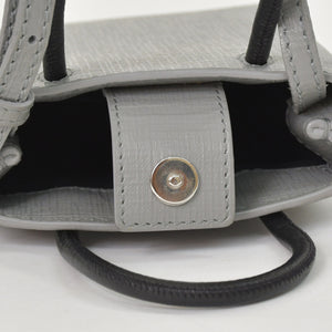 極美品 BALENCIAGA バレンシアガ フォンフォルダーバッグ Shoulder Bag ショルダーバッグ グレー 2WAY 593826 中古 4a002732